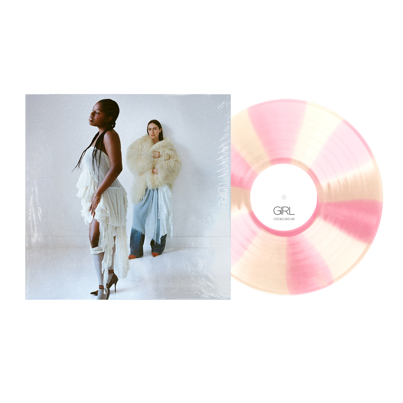 GIRL Vinyl - White and Pink Cornetto